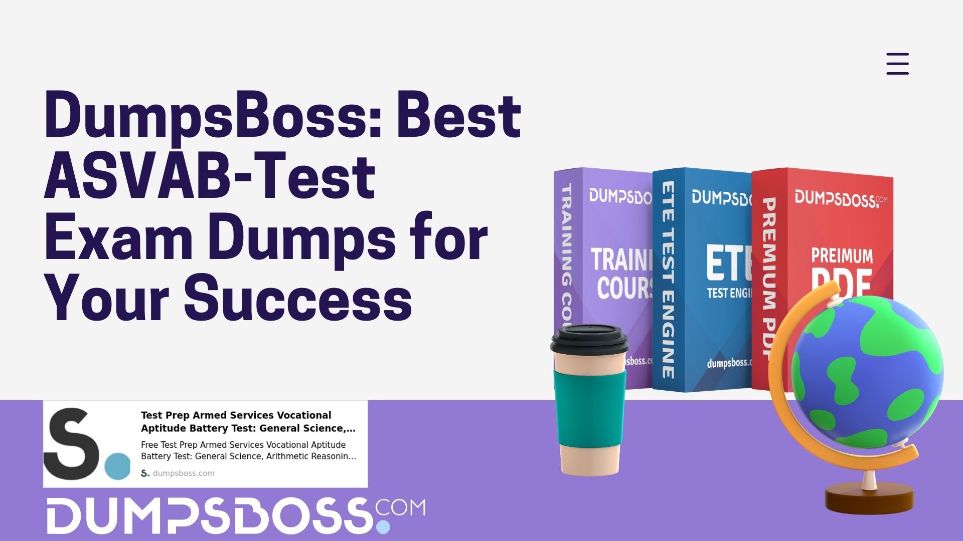 Dumpsboss: The Most Trusted Asvab-Test Exam Dumps Provider
